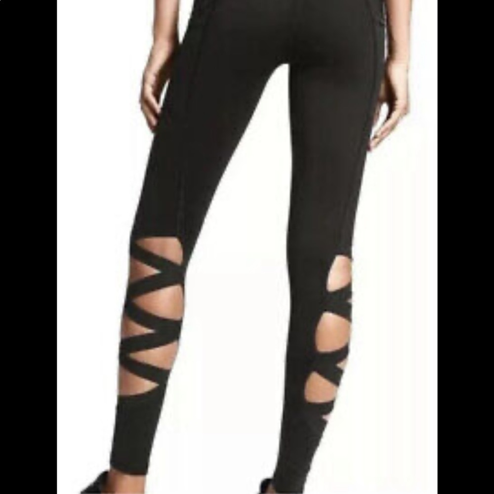 Victoria Secret Knockout Mesh Criss Cross Tight